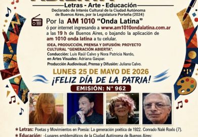 Generación Abierta en Radio: Emisión N° 962,                                          Lunes 25 de Mayo de 2026