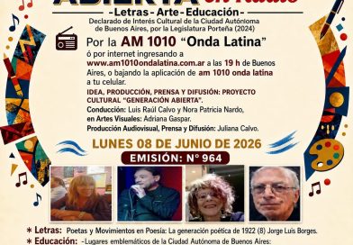 Generación Abierta en Radio: Emisión N° 964,                                          Lunes 08 de Junio de 2026
