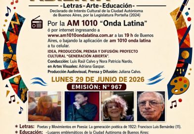 Generación Abierta en Radio: Emisión N° 967,                                          Lunes 29 de Junio de 2026
