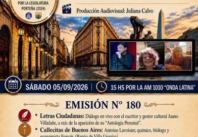 “Crónicas Barriales”, Emisión N°180, Sábado 05 de Septiembre de 2026