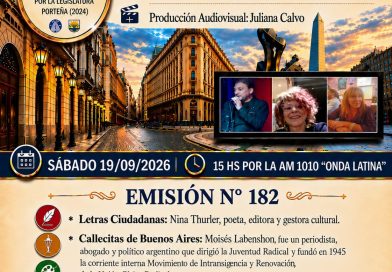 “Crónicas Barriales”, Emisión N°182, Sábado 19 de Septiembre de 2026